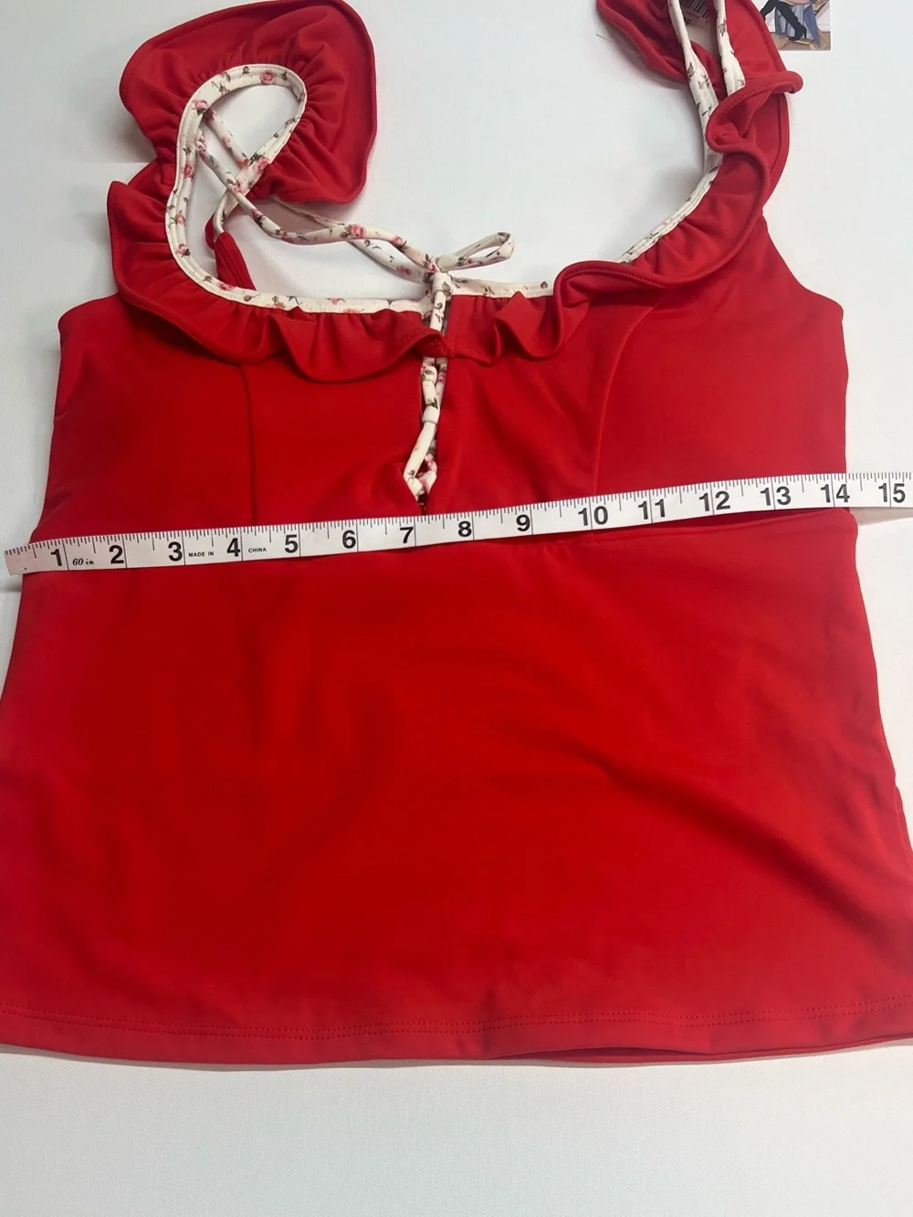 Blogilates Ruffle Lace-Up Tank - Picture 4 of 5